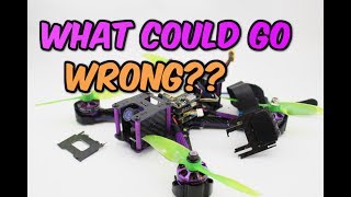 THINGS ENDED BADLY Eachine Wizard X220S review  flight [upl. by Recneps]