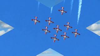 Snowbirds at Edmonton air show [upl. by Mariand]