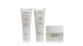 Korres Greek Yoghurt Complexion Hydration Trio [upl. by Virg]