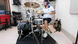 Melhor eu ir  Ligando os Fatos  Menos e Mais  HugoBatera DrumCover [upl. by Calisa]