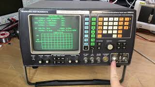 Marconi 2955A radio test set repair component level calibration checks walk amp talk [upl. by Froemming609]