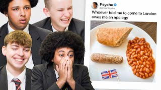 British Highschoolers react to British Food Memes [upl. by Horan]