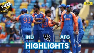 INDIA Vs AFGHANISTAN Highlights Team India Beat Afghanistan By 47 Runs In Super 8 I T20 WC 2024 [upl. by Ayanad921]