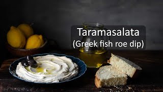 Taramasalata Greek fish roe dip [upl. by Aneerehs486]