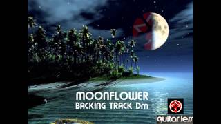 MOONFLOWER BACKING TRACK Dm GUITAR LESS [upl. by Asenev975]