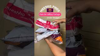 Footwear for Office  College starting at rs 170 Meesho flats meeshofinds unboxing shorts [upl. by Hamirak]