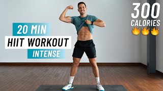 20 Min Fat Burning HIIT Workout  Full body Cardio No Equipment No Repeat [upl. by Acinaj]