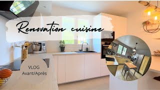 Room Tour  Rénovation cuisine AvantAprès Cuisine Ikea [upl. by Iroak]