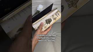 The Tearsmith book hidden fore edge painting volume 2 artwork bookworm booklover diy gilded [upl. by Yacano924]