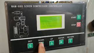 MAM880 CONTRASEÑA DE ACCESO PARA USUARIO Y CONFIGURACIÓN DE FABRICA COMPRESOR LANDWARD [upl. by Nnaear]