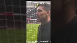 Vergonzosa justificación del Cholo Simeone futbol realmadrid shorts atleticomadrid [upl. by Llehctim]