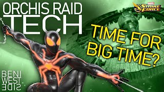 ORCHIS RAIDS  Tech Nodes  Envoy EXCLUSIVE  Marvel Strike Force [upl. by Dorothi834]