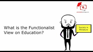 Sociology of Education  What is the Functionalist View on Education [upl. by Charyl]