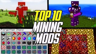 Top 10 Best Minecraft Mining Mods Ore amp Gemstone Mods [upl. by Charteris]