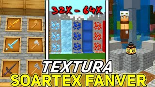 TEXTURA SOARTEX FANVER 32x64x PARA MINECRAFT PE 120 [upl. by Skoorb210]