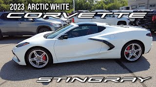 2023 Corvette Stingray Coupe 2LT Arctic White [upl. by Luci]