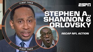 🏈 NFL Mashup with Stephen A Smith Shannon Sharpe amp Dan Orlovsky following Week 15 🍿  First Take [upl. by Ennovoj]