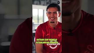 EFEK NETIZEN INDO NATHAN MASUK SQUAD UTAMA SWANSEA CITY timnasindonesia nathantjoeaon football [upl. by Carolle409]