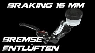 🔧 Braking 16mm Bremspumpe 🔧 Bremse professionell Entlüften 🔧 Tutorial 🔧 [upl. by Akemaj]