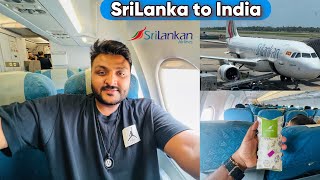 SriLanka to India in Srilankan Airline 🇱🇰  India aate hi good news mila 😀 [upl. by Ruomyes]