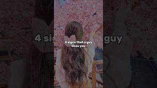 4 signs that a guy likes you fypviral hitsong aeshthetic viralvideo perfect love attraction [upl. by Gaile251]