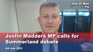 Justin Madders MP calls for Summerland debate [upl. by Vesta]