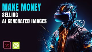 How to Sell AI Generated Images on Stock Photography Websites  My Process [upl. by Aerdnaz434]