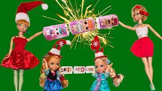 Elsa and Anna toddlers Christmas crackers [upl. by Girand231]