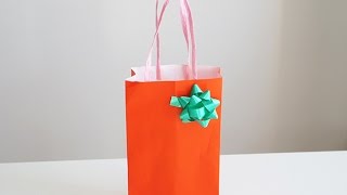 2 Dakikada Şık Hediye Paketi Yapımı  How to Make a Gift Bag Under 2 Minutes [upl. by Ssenav608]