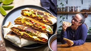 Must Try Vegan Crunchwrap Supreme  Copycat Taco Bell but Better [upl. by Mehalek]