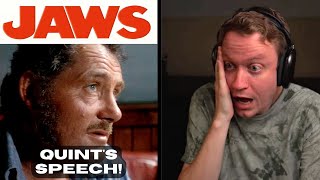 Reacting to THAT story in Jaws  Quint’s USS Indianapolis Speech Jaws Movie Reaction Clip [upl. by Tnias]