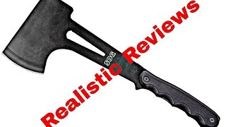 SOG Hand Axe Review [upl. by Eillim]