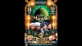 The Grand Mawlid 2022 Live From Lozells Central Mosque Birmingham  Naveed Sound UK [upl. by Laen]