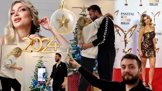 ATLIYORUM BAK TUT ğŸ„ ALTIN KELEBEK Ã–DÃœLLERÄ°  YILBAÅI AÄAÃ‡ SÃœSLEME  BÃœÅRA PEKTAÅ VLOG 2024 [upl. by Luoar]