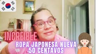 ROPA JAPONESA NUEVA y de MARCA INCREIBLE por 50 centavos en Corea [upl. by Niwri215]