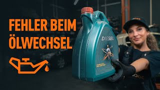 Die 5 größten Fehler beim selbst durchgeführten Ölwechsel  Tipps von AUTODOC [upl. by Aisetra]