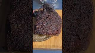 Smoked Brisket on a Pellet grill brisket shorts [upl. by Poul]