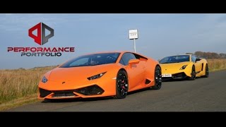 Lamborghini Huracan vs Gallardo Superleggera road test [upl. by Aima623]