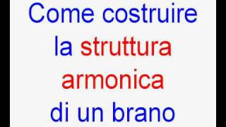 Lezioni di musica Composizione come si costruisce la struttura armonica di un brano parte 1 [upl. by Ardisj26]