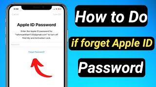 How to Recover Apple ID password if forget it [upl. by Ahsim]