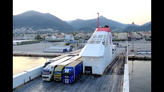 Superfast Ferry at Igoumenitsa 17 June 2022 [upl. by Ahsilet81]