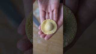 How to make the most beautiful ravioli like a Michelintrained chef ✨ [upl. by Neelloj]