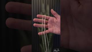 Silver 18mm Rope Chain VS Silver 3mm Rope Chain [upl. by Onairda]