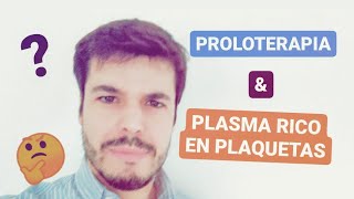 PROLOTERAPIA INYECCIONES DE DEXTROSA y PLASMA RICO EN PLAQUETAS PRP PARA EL DOLOR 8 [upl. by Chrysa]