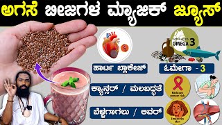 Kamakasturi Beeja Benefits in Kannada  Sabja Seeds Benefits in Kannada  Eat Basil Seeds Everday [upl. by Eslud49]