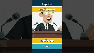 🇬🇧🇸🇪 conference  konferens  learn English  låt oss lära oss engelska [upl. by Batista949]