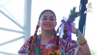 Presentación Flor de piña delegación de Tuxtepec Guelaguetza 2023 [upl. by Flavia801]