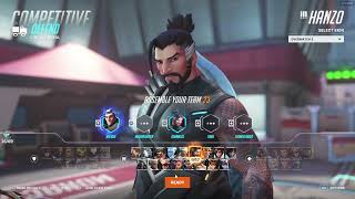 THIS IS HANZO GOD IDDQD HANZO GAMEPLAY OVERWATCH 2 TOP 500 SEASON 4 TOP 500 [upl. by Oirretno675]