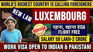 Luxembourg Country Work Visa luxembourg LUXEMBOURGVISA [upl. by Ettenej]