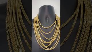 10K Franco Chain 37MM Italian Gold Custom [upl. by Alegnad205]